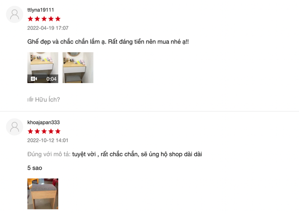 Ghế Gỗ Trang Điểm Bọc Vải Dày Dặn Gọn Nhẹ - Nội Thất IGA - GP138