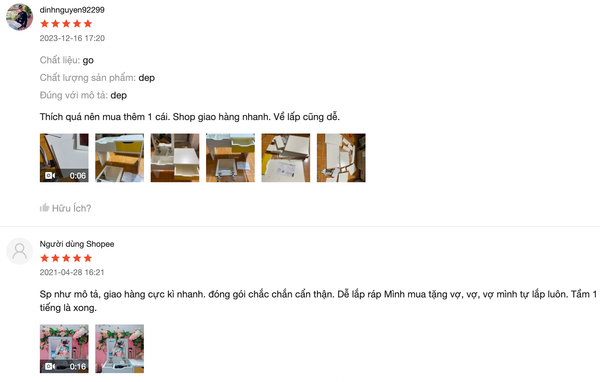 Bàn Trang Điểm Ngồi Bệt 2 Ngăn Hộc Tủ Tiện Ích Để Đựng Đồ Trang Điểm - GP69