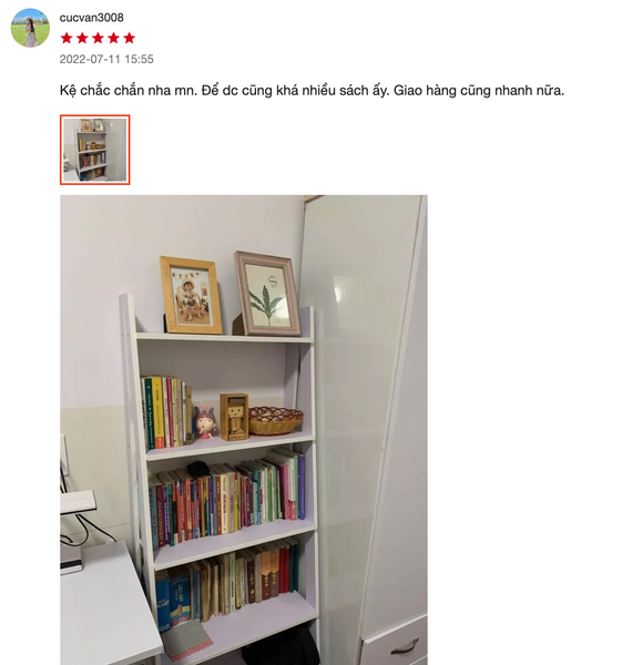 Kệ Sách Vân Gỗ Phối Trắng Đa Năng Athena 5F - Nội Thất IGA - GP114