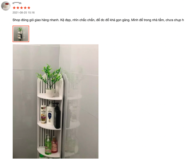 Kệ Góc Kẻ Sọc 4 tầng IG122