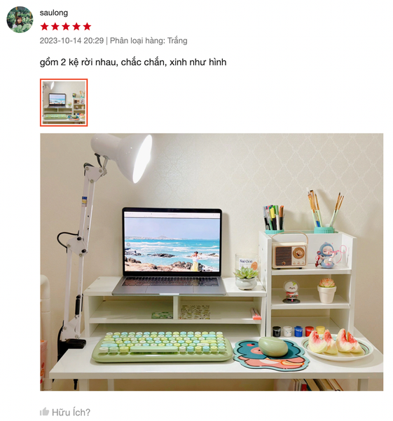 Kệ Máy Tính Bảo Vệ Cột Sống, Có Ngăn Lưu Trữ Tiện Dụng - Nội Thất IGA - GP184