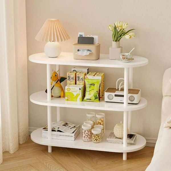 Decor Kệ Oval 3 Tầng Gỗ MDF Cao Cấp - Nội Thất IGA - GM163