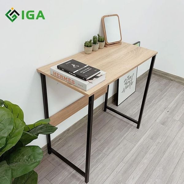 Trang Trí Góc Làm Việc Với Bàn Gỗ Hiện Đại Karlma - Nội Thất IGA - GM09