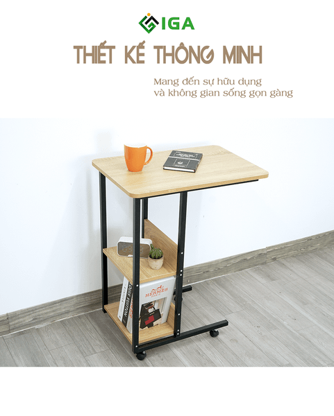 Bàn Đầu Giường Đa Năng Có Bánh Xe - GM22 - Hết hàng