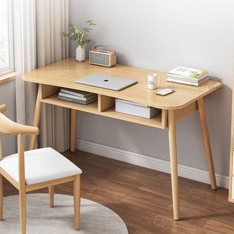 Bàn Làm Việc Gỗ Cao Cấp Kèm 2 Hộc Tủ Đa Năng Tiện Lợi - IGA - GP185