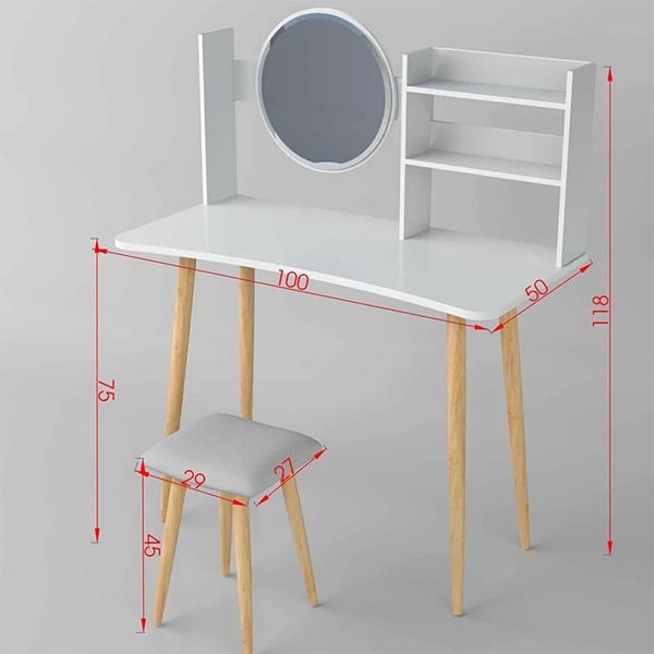 Bàn Trang Điểm Có Hộc Tủ Phong Cách Dành Cho Phái Nữ - Nội Thất IGA - GP84