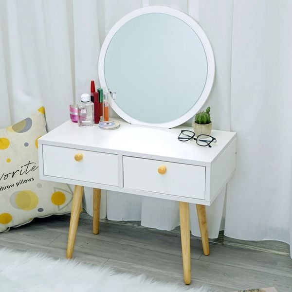Bàn Trang Điểm Mini Kèm Gương Soi Siêu Sắc Nét - Nội Thất IGA - GP140