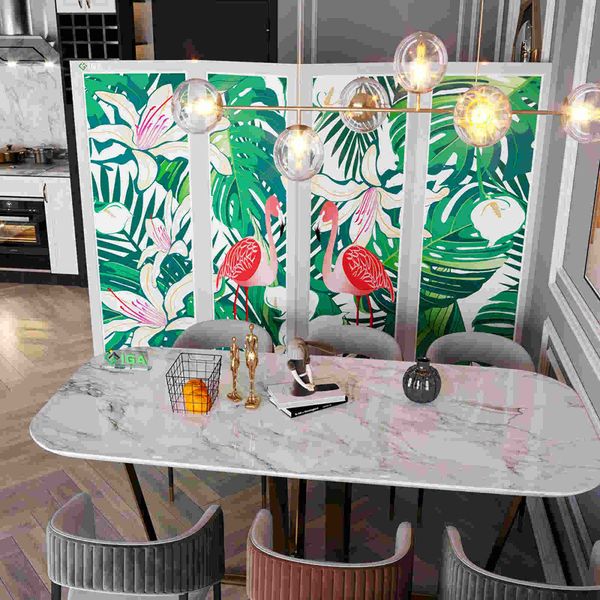 Bình phong vách ngăn phong thủy hình hoa - BP.IN.01