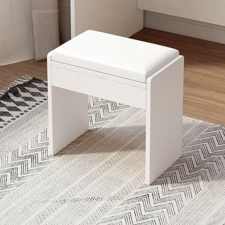Ghế Gỗ Trang Điểm Bọc Vải Dày Dặn Gọn Nhẹ - Nội Thất IGA - GP138