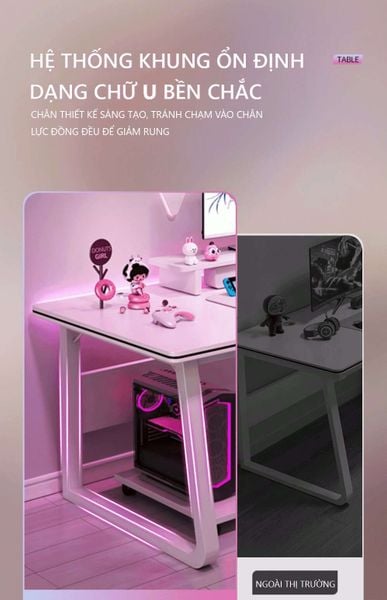 Bàn Gaming Gỗ Hiện Đại, Sang Trọng - Nội Thất IGA - GM95