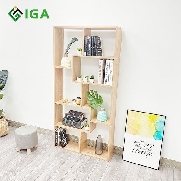 Kệ Sách Đứng Đa Tầng Để Sàn Tiết Kiệm Diện Tích - Nội Thất IGA - GP42