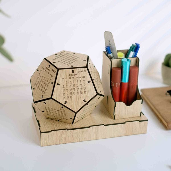 Lịch gỗ để bàn - TOY27