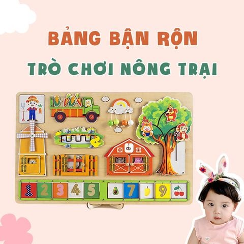 Bảng Trò Chơi Nông Trại Siêu Thú Vị Cho Bé - Nội Thất IGA - Toy11