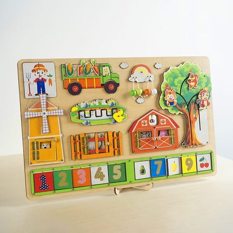 Bảng Trò Chơi Nông Trại Siêu Thú Vị Cho Bé - Nội Thất IGA - Toy11