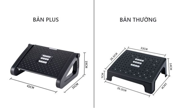 Kê Chân Công Thái Học Giúp Dáng Ngồi Thoải Mái, Đúng Tư Thế - GN62 - Hết hàng