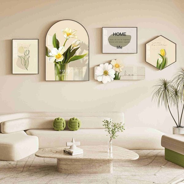 Tranh bộ dán tường bộ 5 tấm - GD-Z