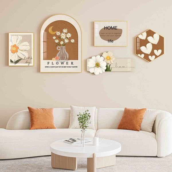 Tranh bộ dán tường bộ 5 tấm - GD-Z