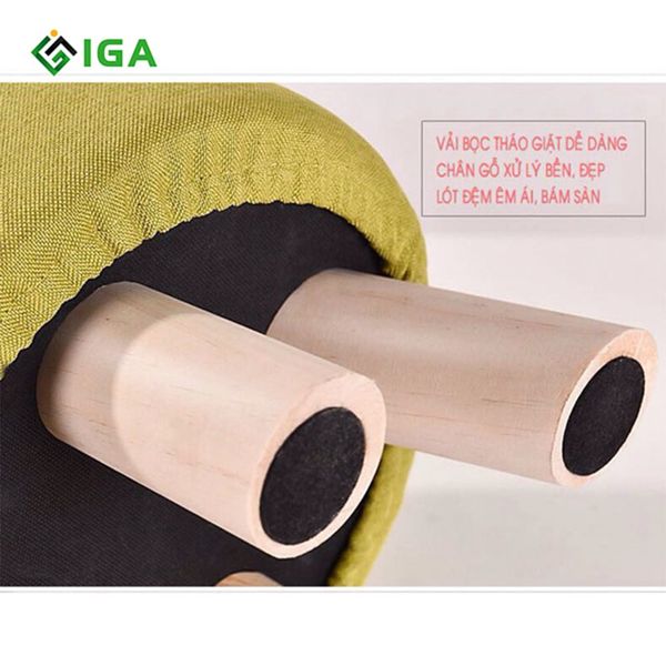 Ghế Đôn Chân Gỗ Cao Cấp - GP28 - Hết hàng