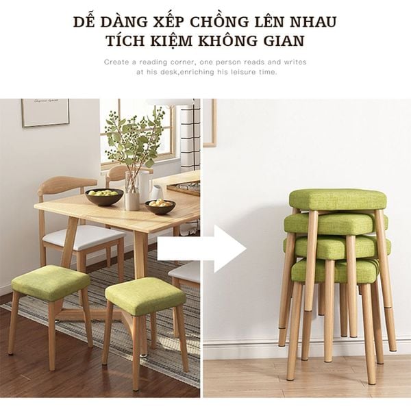 Ghế Đôn Mặt Đệm - GC03