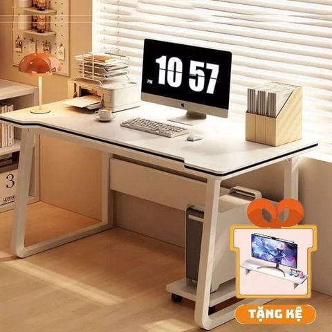 Bàn Gaming Gỗ Hiện Đại, Sang Trọng (Tặng Kèm Kệ  Để Bàn) - Nội Thất IGA - GM95
