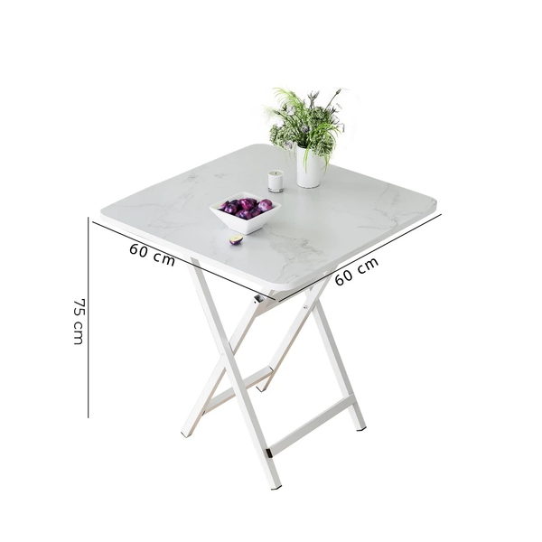 Bàn Ăn Gấp Gọn Thông Minh Màu Trắng Tạo Điểm Nhấn Cho Phòng Bếp - GM125 - Hết hàng