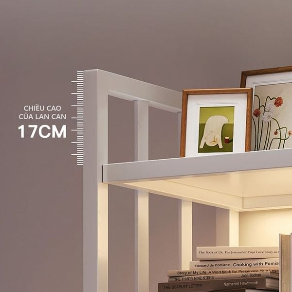 Kệ Sách Hình Thang 4-6 Tầng, Khung Sắt Dày Chống Gỉ - Nội Thất IGA - GM97