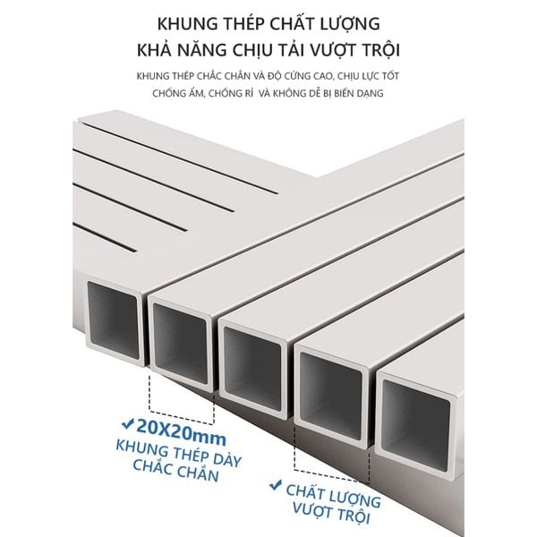 Kệ Sách Hình Thang 4-6 Tầng, Khung Sắt Dày Chống Gỉ - Nội Thất IGA - GM97