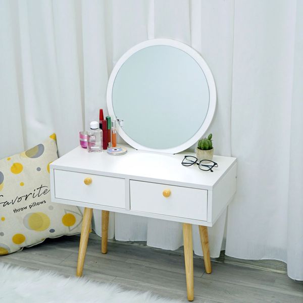 Bàn Trang Điểm Mini Kèm Gương Soi Siêu Sắc Nét - Nội Thất IGA - GP140