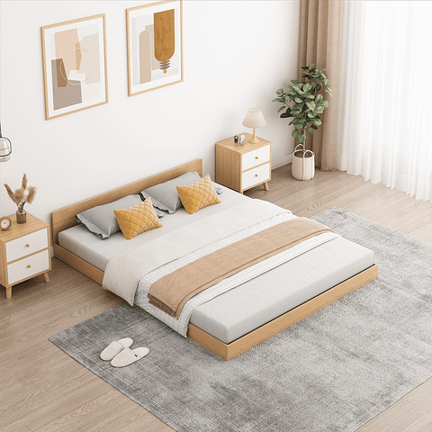 Giường Gỗ MDF Phong Cách Nhật Bản Hiện Đại - Nội Thất IGA - GP310B.03