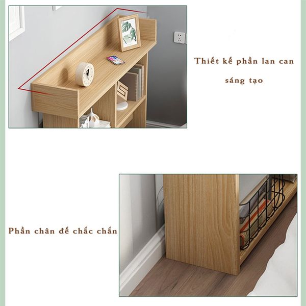 [Giảm giá 60%] Kệ Sách Đầu Giường Đa Năng - GP137