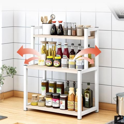 Kệ Đựng Gia Vị 3 Tầng Nora, Chống Thấm Nước Và Gỉ Sét - Nội Thất IGA - GM04