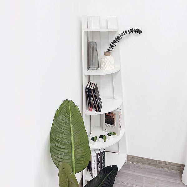 Kệ Sách Góc Tường Corner 5F Cho Phòng Làm Việc - Nội Thất IGA - GP115