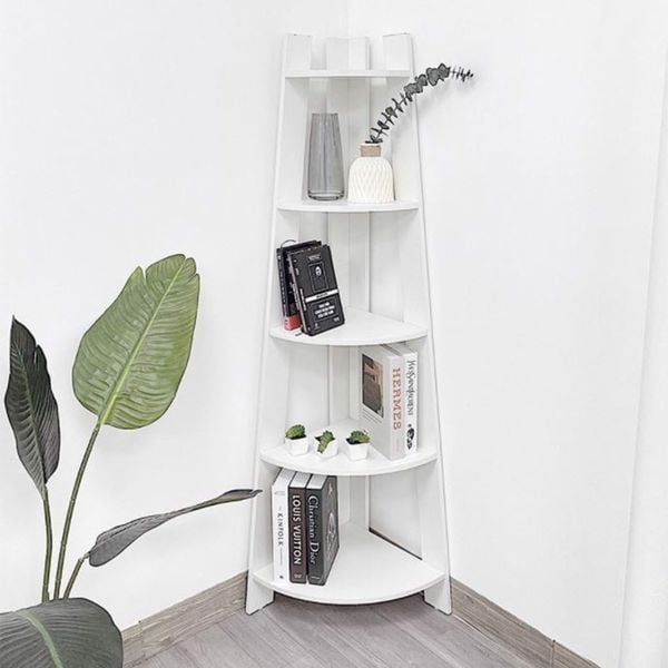 Kệ Sách Góc Tường Corner 5F Cho Phòng Làm Việc - Nội Thất IGA - GP115