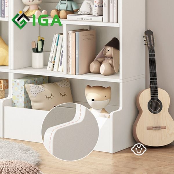 Tủ Sách Gỗ Shelf Thông Minh Nhiều Tầng Dành Cho Bé - Nội Thất IGA - GP158