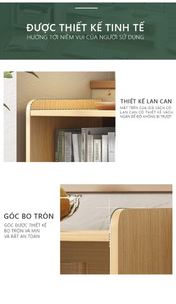 Kệ Sách Linh Hoạt Mở Rộng, Thu Gọn Kích Thước - Nội Thất IGA - GP209