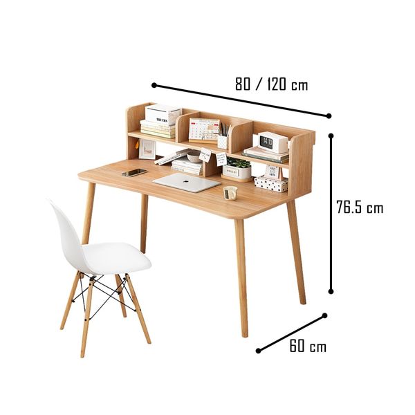 Bàn Làm Việc Tích Hợp Kệ Sách 2 Tầng Phù Hợp Cho Mọi Lứa Tuổi - Nội Thất IGA - GP197