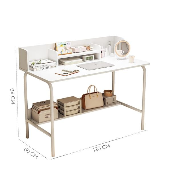 [Giảm giá 60%] Bàn Làm Việc - Học Tích Hợp Kệ Sách Tiện Lợi - Nội Thất IGA - GM161