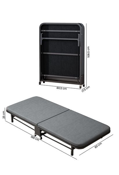 Giường đơn gấp gọn tiện lợi, tiết kiệm không gian - GM193
