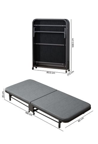 Giường đơn gấp gọn tiện lợi, tiết kiệm không gian - GM193
