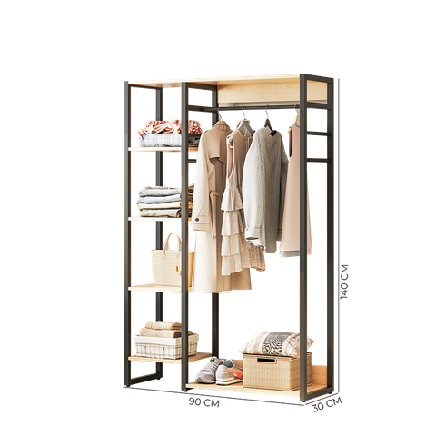 Kệ Treo Quần Áo L Hanger, Tiết Kiệm Diện Tích Gấp 2 Lần - Nội Thất IGA - GM08