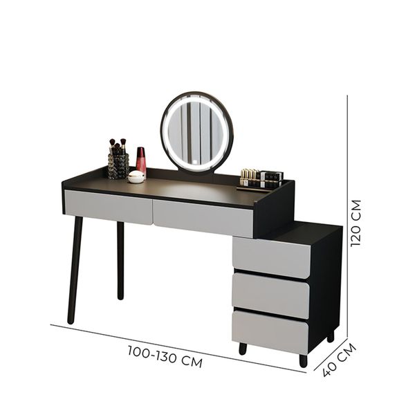 Bàn trang điểm đen trắng phong cách tối giản - GP367