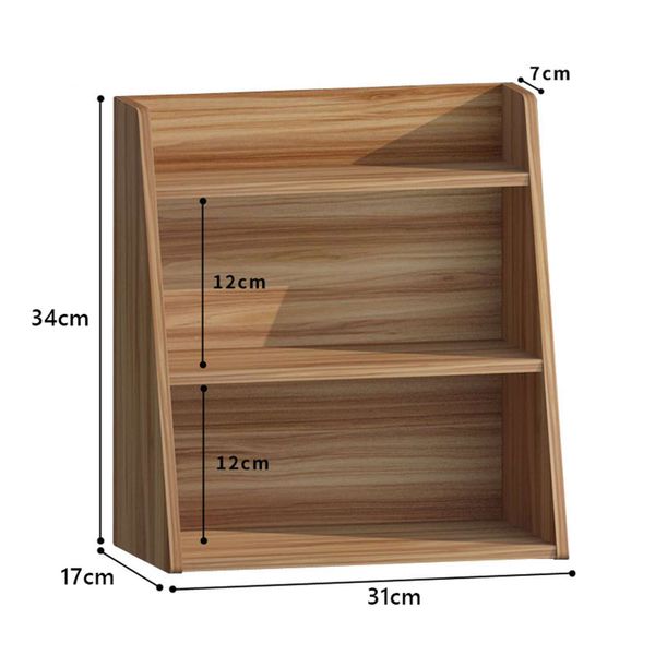 Kệ để bàn décor vân gỗ/óc chó - GA20