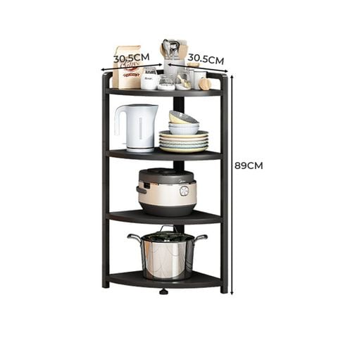 Kệ góc nhiều tầng full đen - GM119
