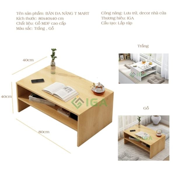 Bàn Trà Ngồi Bệt - GP147