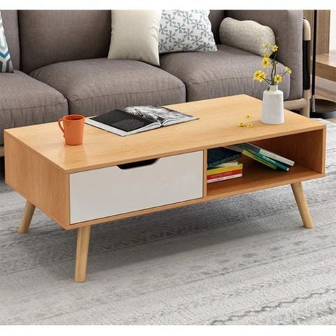 Bàn Trà Sofa Sang Trọng, Hiện Đại Màu Vân Gỗ - Nội Thất IGA - GP81