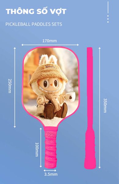 Vợt pickleball hoạt hình cho trẻ em - PK08
