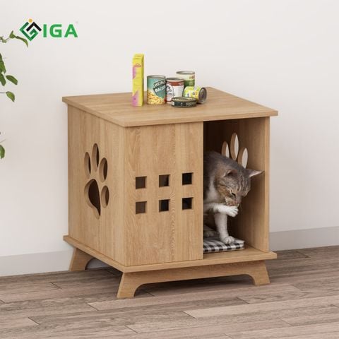 Nhà Cho Chó Mèo Thiết Kế Nhỏ Nhắn, Tiện Dụng P01 - IGA - GP206