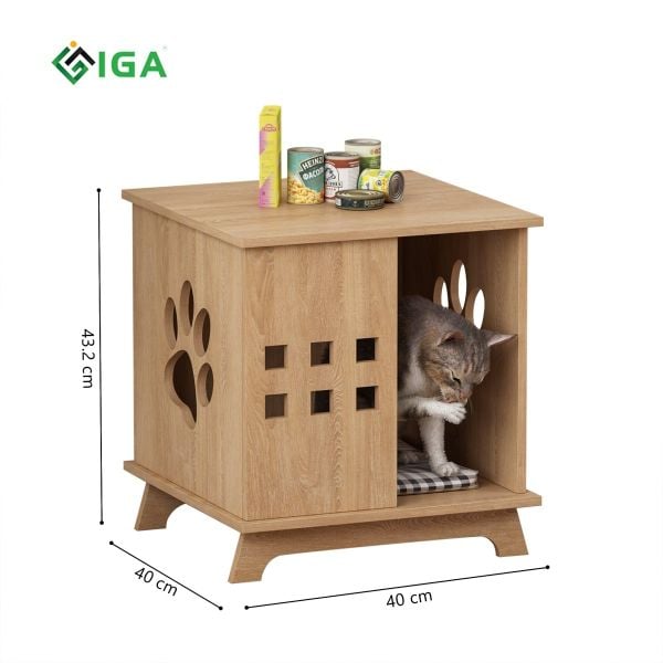 Nhà Cho Chó Mèo Thiết Kế Nhỏ Nhắn, Tiện Dụng P01 - IGA - GP206