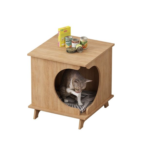 Nhà Cho Pet Màu Khung Gỗ Sáng Sang Trọng P03 - IGA - GP204 - Hết hàng