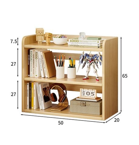 Kệ Sách Gỗ Đa Năng 2-3 Tầng Đầy Tiện Nghi - Nội Thất IGA - GA37